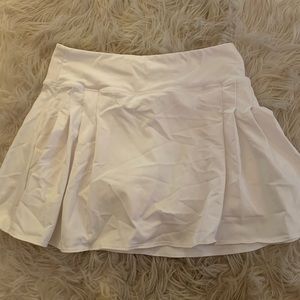 White Tennis Skirt Small